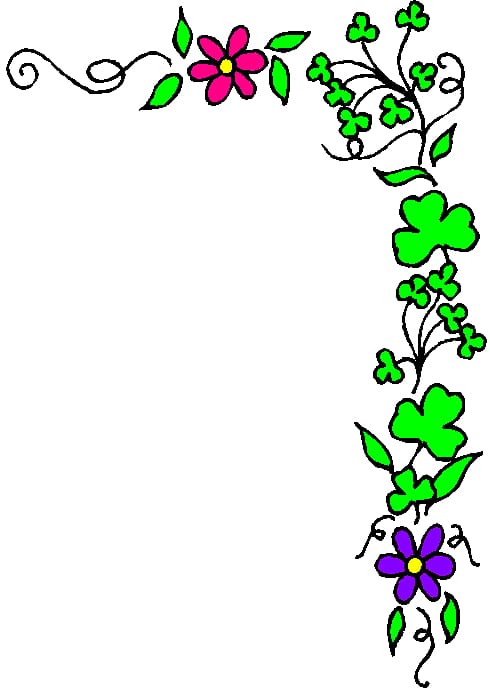 Saint Patricks Day Greeting , Boarder Art transparent background PNG clipart