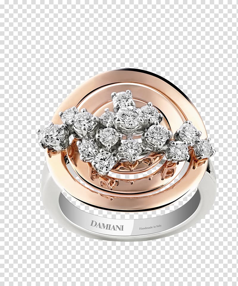 Engagement ring Jewellery Damiani, ring transparent background PNG clipart