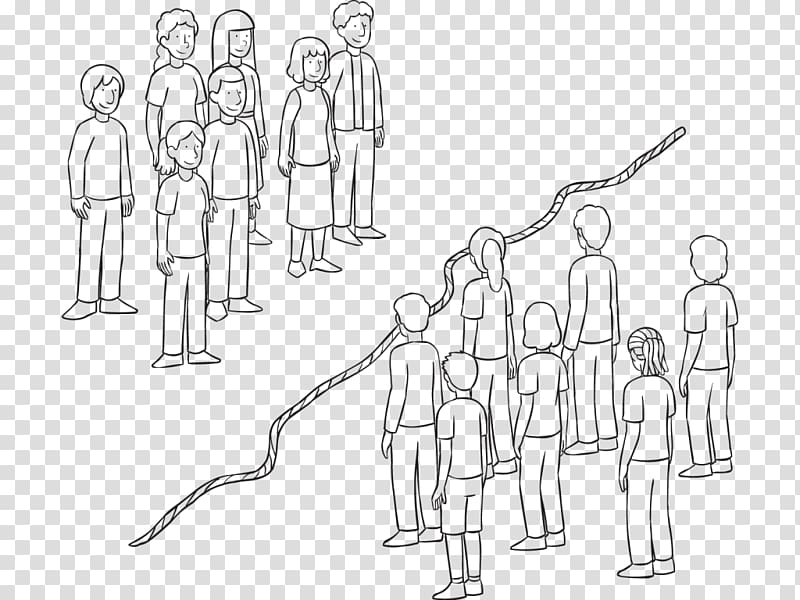 Line art Homo sapiens Drawing, shopping groups will engage in activities transparent background PNG clipart