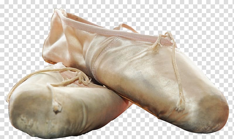 Slipper Ballet shoe Pointe shoe, One pair of ballet shoes transparent background PNG clipart
