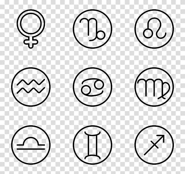 Computer Icons Emoticon Smiley, zodiac pack transparent background PNG clipart