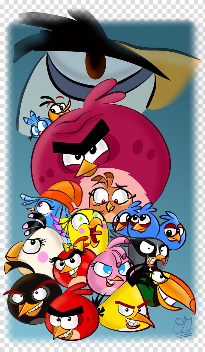 Angry Birds Go! Art Flock Vertebrate, flock transparent background PNG clipart