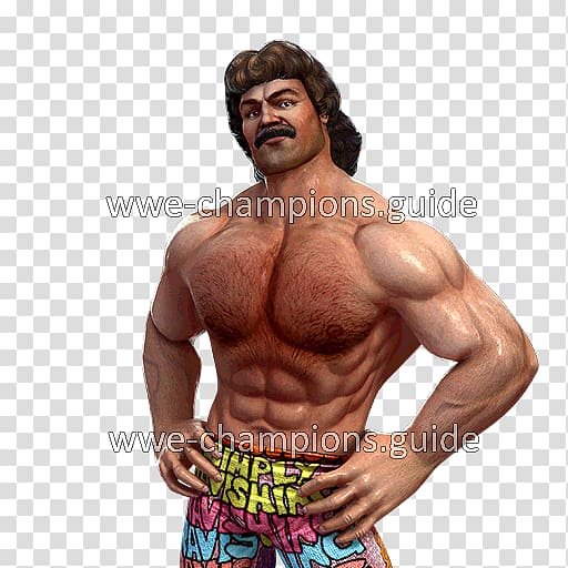 Rick Rude WWF Superstars of Wrestling WWE Champions, Free Puzzle RPG Game WWE Championship Job, Ric flair transparent background PNG clipart