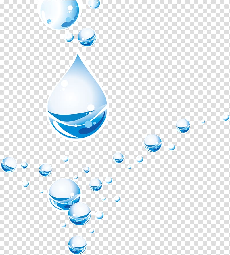 water drop illustration, Drop Water, Drops material transparent background PNG clipart