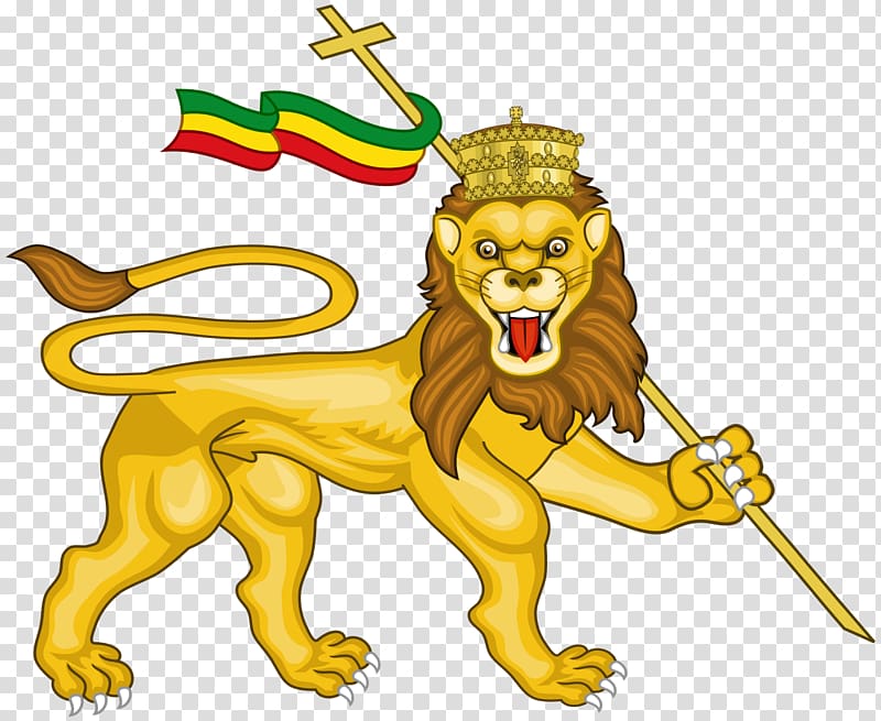 Ethiopian Empire Kingdom of Judah Transitional Government of Ethiopia Lion of Judah, lion transparent background PNG clipart