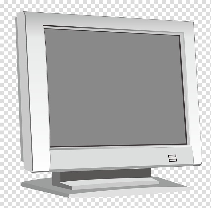 Television set Computer monitor Output device, Cartoon computer display screen transparent background PNG clipart