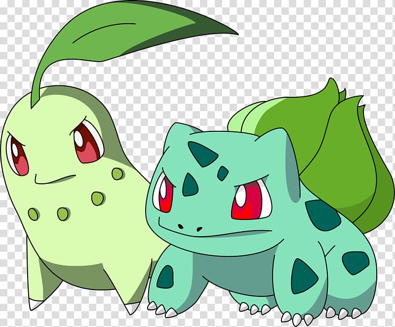 Pokémon Gold and Silver Ash Ketchum Chikorita Bulbasaur, others transparent background PNG clipart