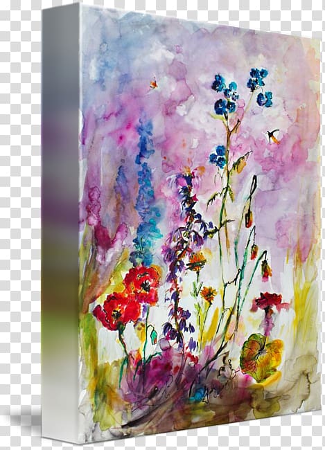 Floral design Watercolor painting Still life Modern art, Ink Watercolor painting transparent background PNG clipart