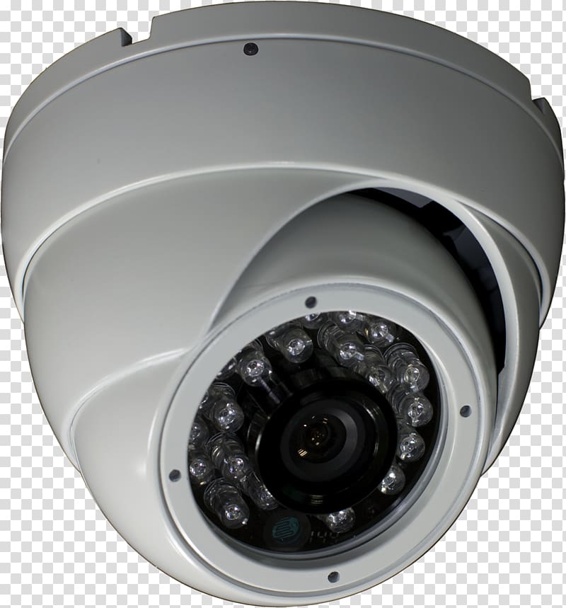 Video Cameras Closed-circuit television IP camera Security, dome transparent background PNG clipart