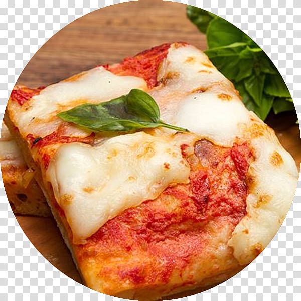 Pizza al taglio Focaccia Take-out Street food, pizza transparent background PNG clipart