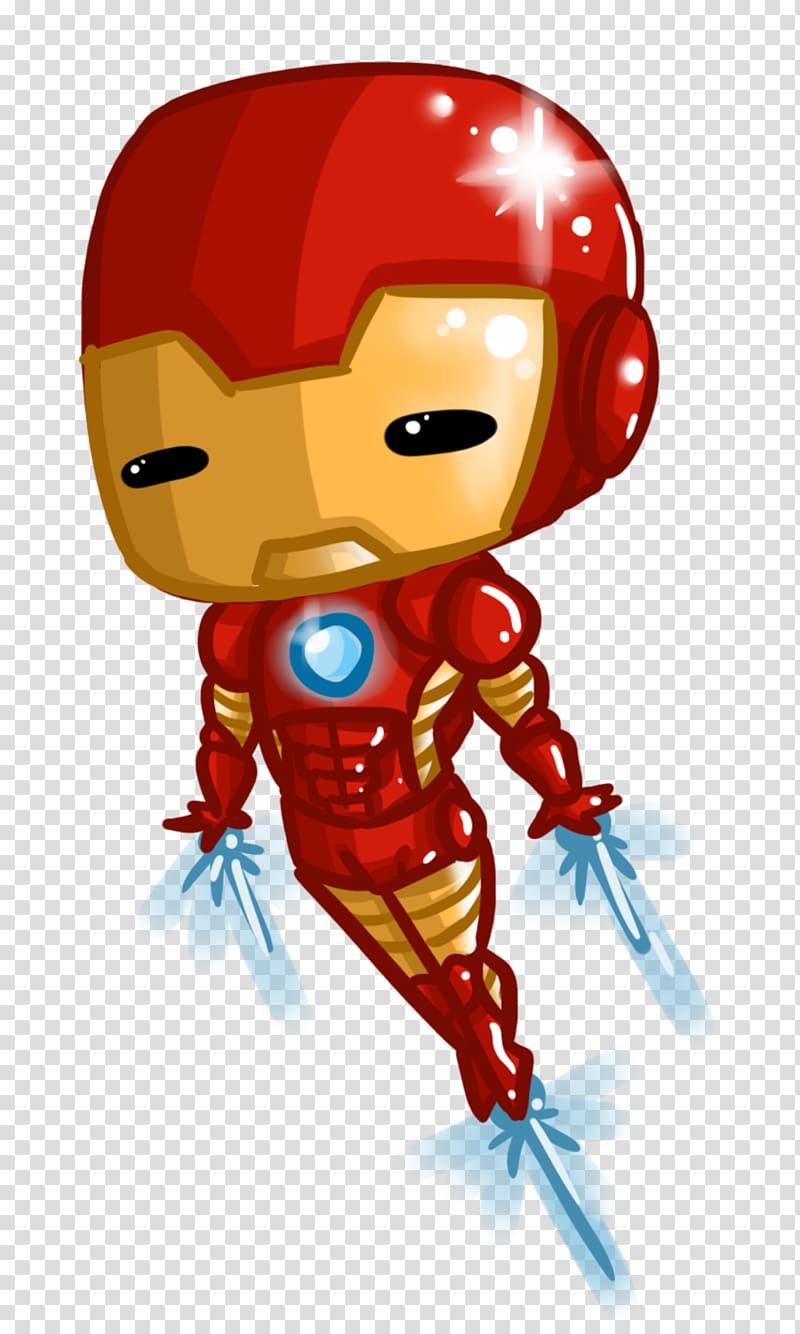 The Iron Man Chibi Drawing , Iron Man transparent background PNG clipart
