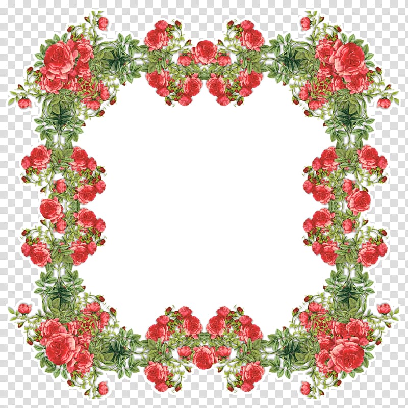 Frames Flower , transparent background PNG clipart