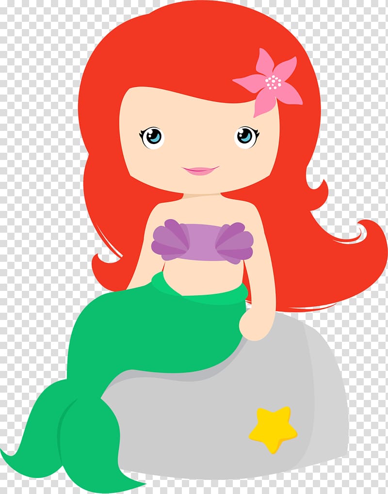 mermaid , Ariel Rapunzel Cinderella Mermaid, under the sea transparent background PNG clipart