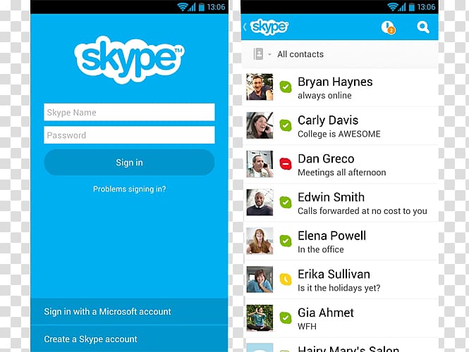 Skype Mobile Phones Telephone call Instant messaging, skype transparent background PNG clipart