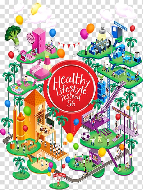 Health Promotion Board Healthy People program Lifestyle Singapore Sports Hub, healthy life transparent background PNG clipart