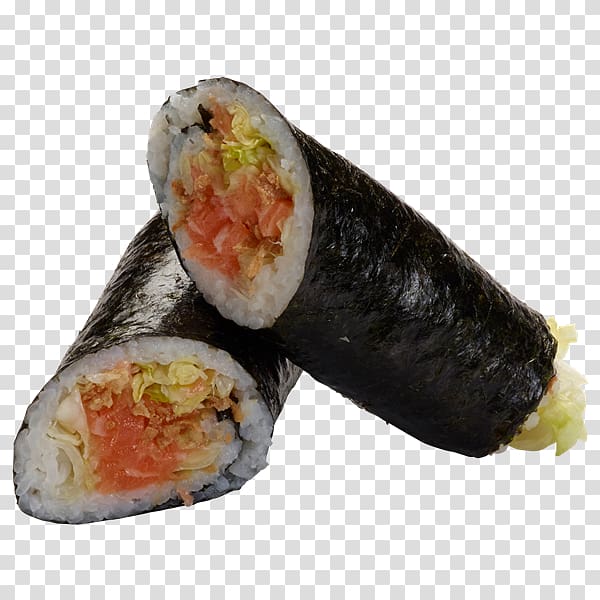 California roll Gimbap Sushi Nori Recipe, sushi burrito transparent background PNG clipart