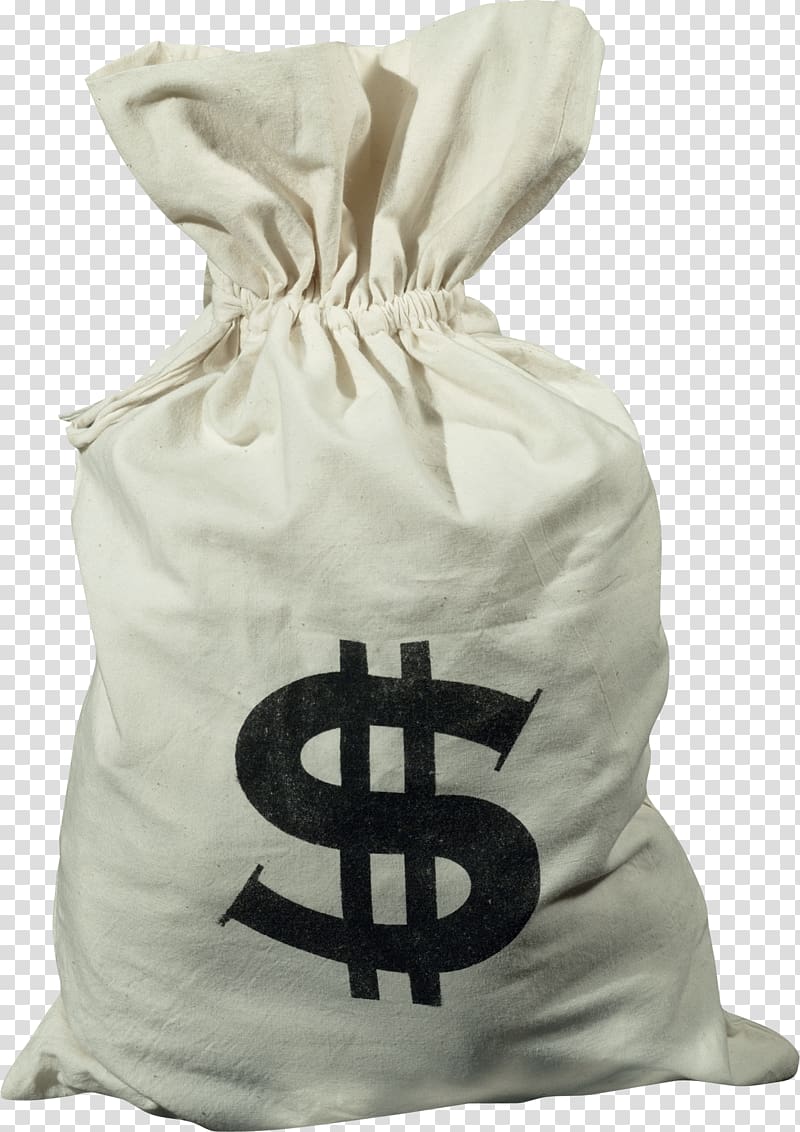 Money bag Handbag Bag of Money, Money bag transparent background PNG clipart