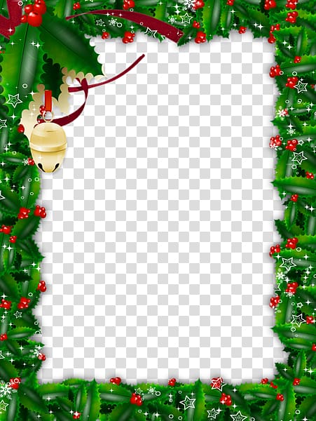 Christmas tree frame, Christmas Frame HD transparent background PNG clipart
