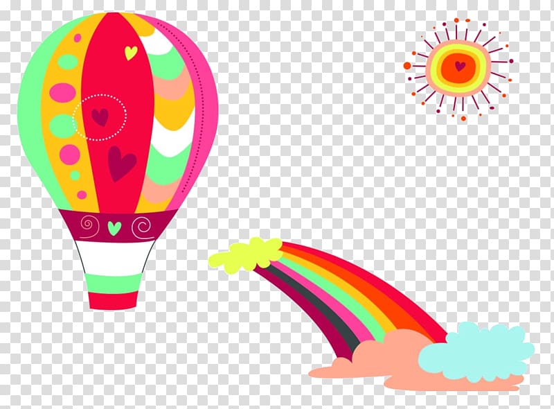 Cartoon Speech balloon , rainbow transparent background PNG clipart