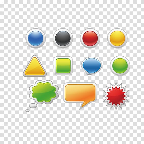 Button Circle Icon, Triangle Sticker transparent background PNG clipart