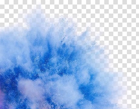 blue splash dust explosion transparent background PNG clipart