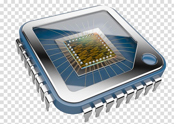 Central processing unit Integrated Circuits & Chips Microprocessor, Computer transparent background PNG clipart