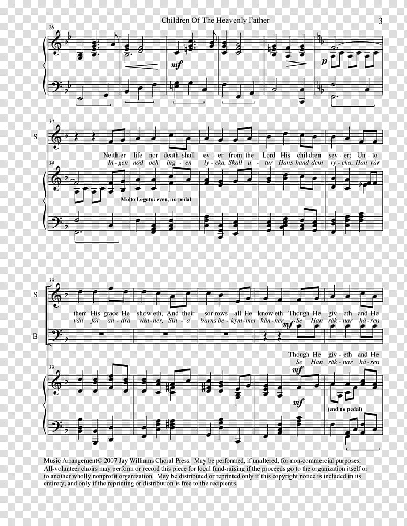 Sheet Music Choir Part The Holy Hills of Heaven Call Me, Dottie Rambo with the Homecoming Friends Version, sheet music transparent background PNG clipart