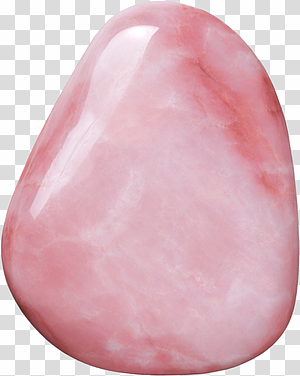 Pink Rose Quartz Polished Stone transparent background PNG clipart thumbnail