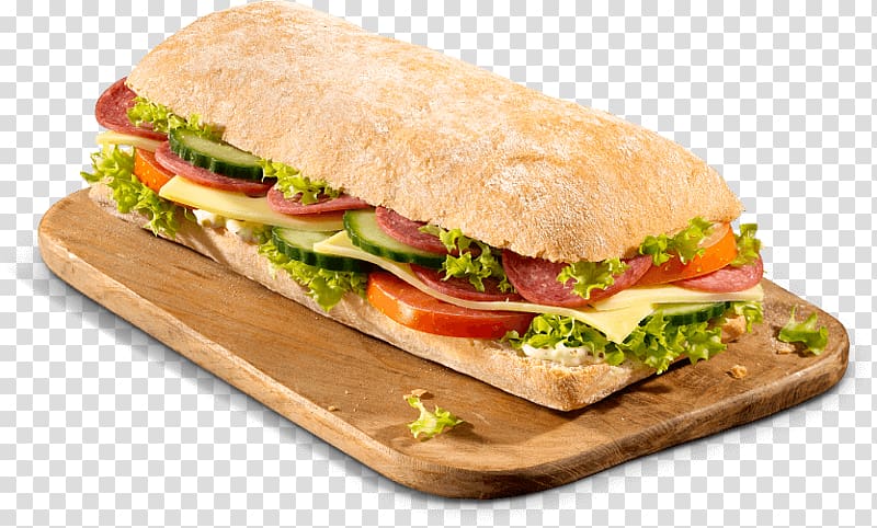 Ham and cheese sandwich Ciabatta Baguette Submarine sandwich Breakfast sandwich, ham transparent background PNG clipart
