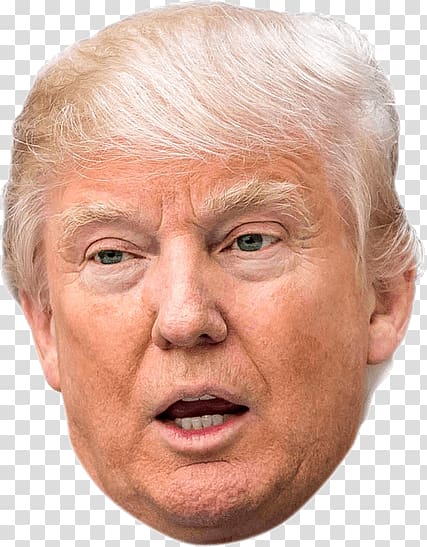 Donald Trump, Trump Confused Face transparent background PNG clipart