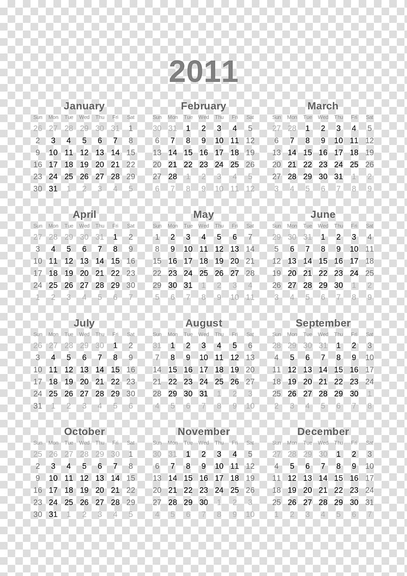 Online calendar Year 2013 MINI Cooper Month, calendars transparent background PNG clipart