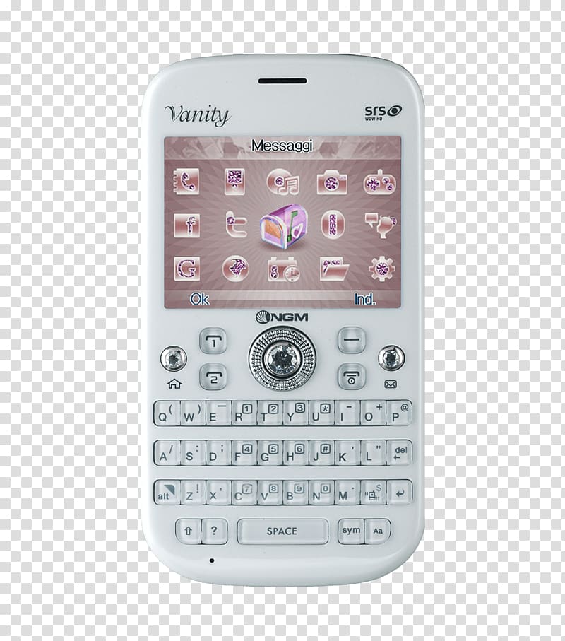 Smartphone Feature phone NGM Italia NGM VANITY QWERTY NGM Vanity Evo, new mobile phone transparent background PNG clipart
