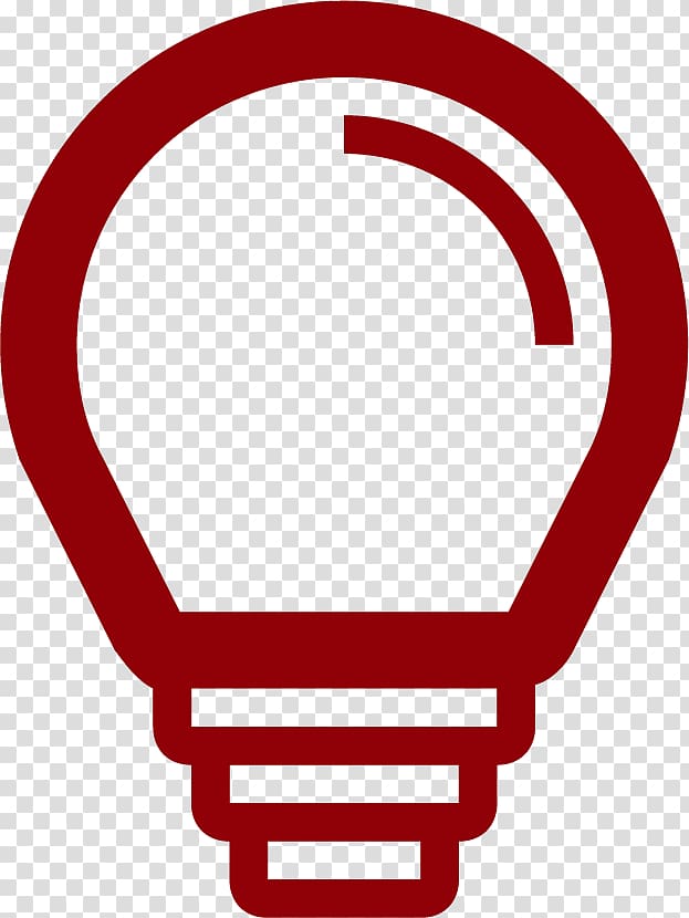 Incandescent light bulb Computer Icons Organic Lighting Systems, red light bulb transparent background PNG clipart