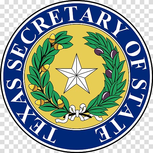 Secretary of State of Texas Texas Senate Seal of Texas United States federal executive departments, Secretary Of State Of California transparent background PNG clipart