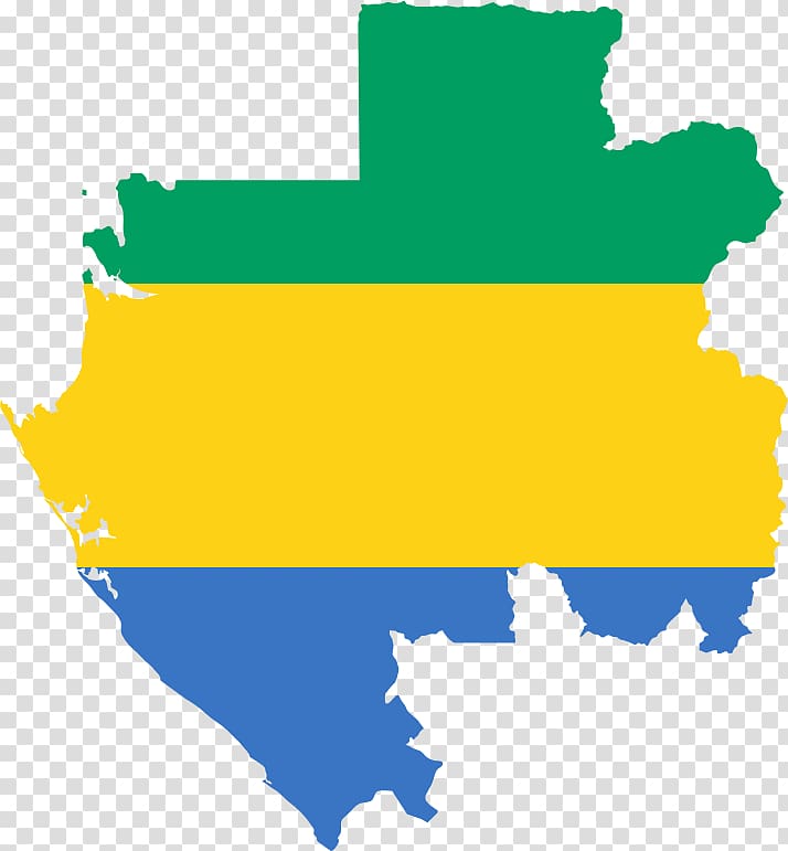 Flag of Gabon Map, map transparent background PNG clipart