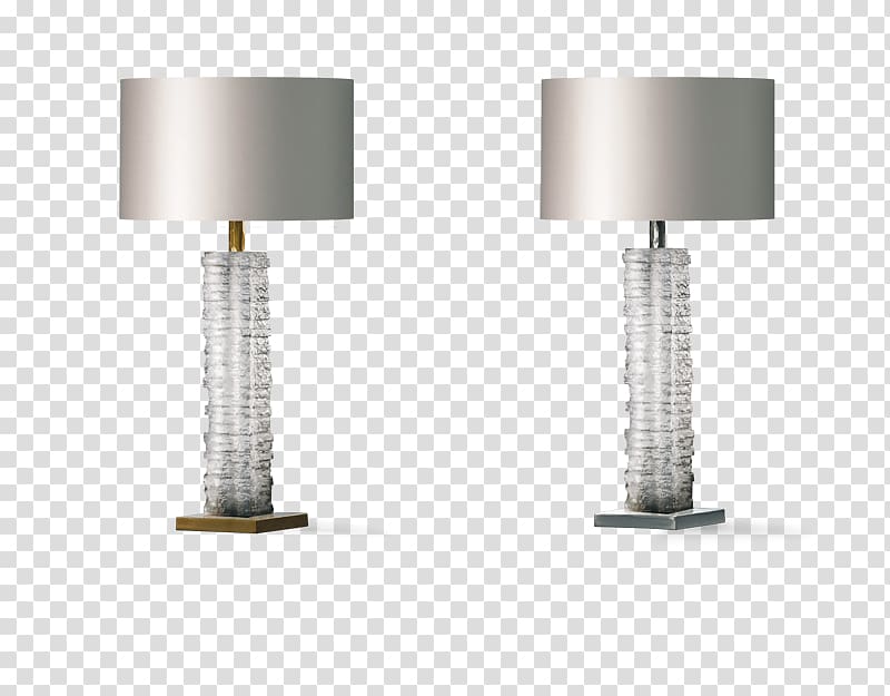Light Lampe de bureau Column Crystal, Hand-painted crystal table lamps transparent background PNG clipart