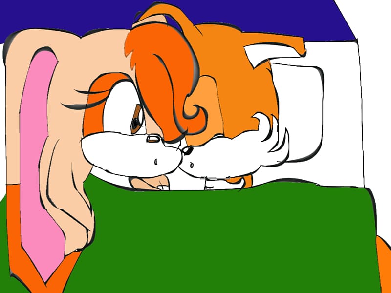 Tails Cream the Rabbit Sleep , Sleeping Cartoons transparent background PNG clipart