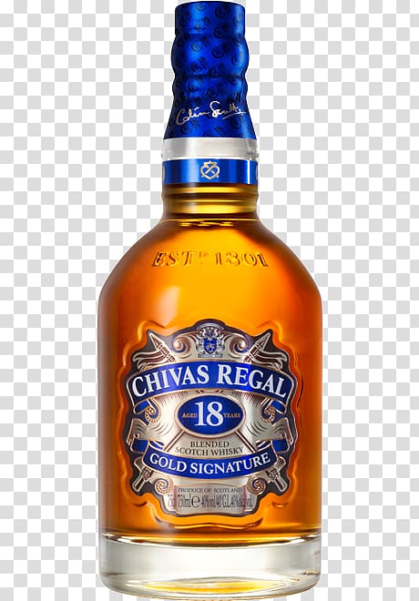 Chivas Regal Scotch whisky Blended whiskey Liquor, chivas transparent background PNG clipart