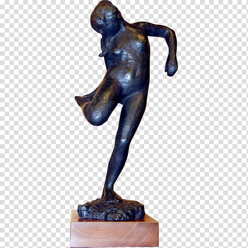 Bronze sculpture Classical sculpture Figurine, Edgar Degas transparent background PNG clipart