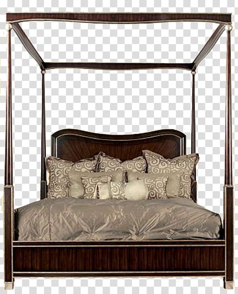 Bed frame Furniture, Bed bed elements transparent background PNG clipart