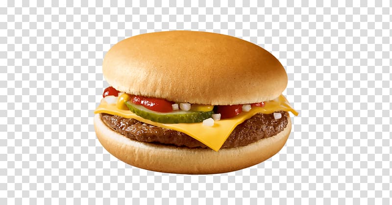 McDonald\'s Cheeseburger Hamburger McChicken Big N\' Tasty, Menu transparent background PNG clipart