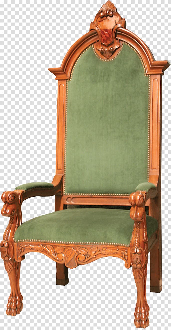 Chair Table Bishop Cathedra Priest, green pattern transparent background PNG clipart