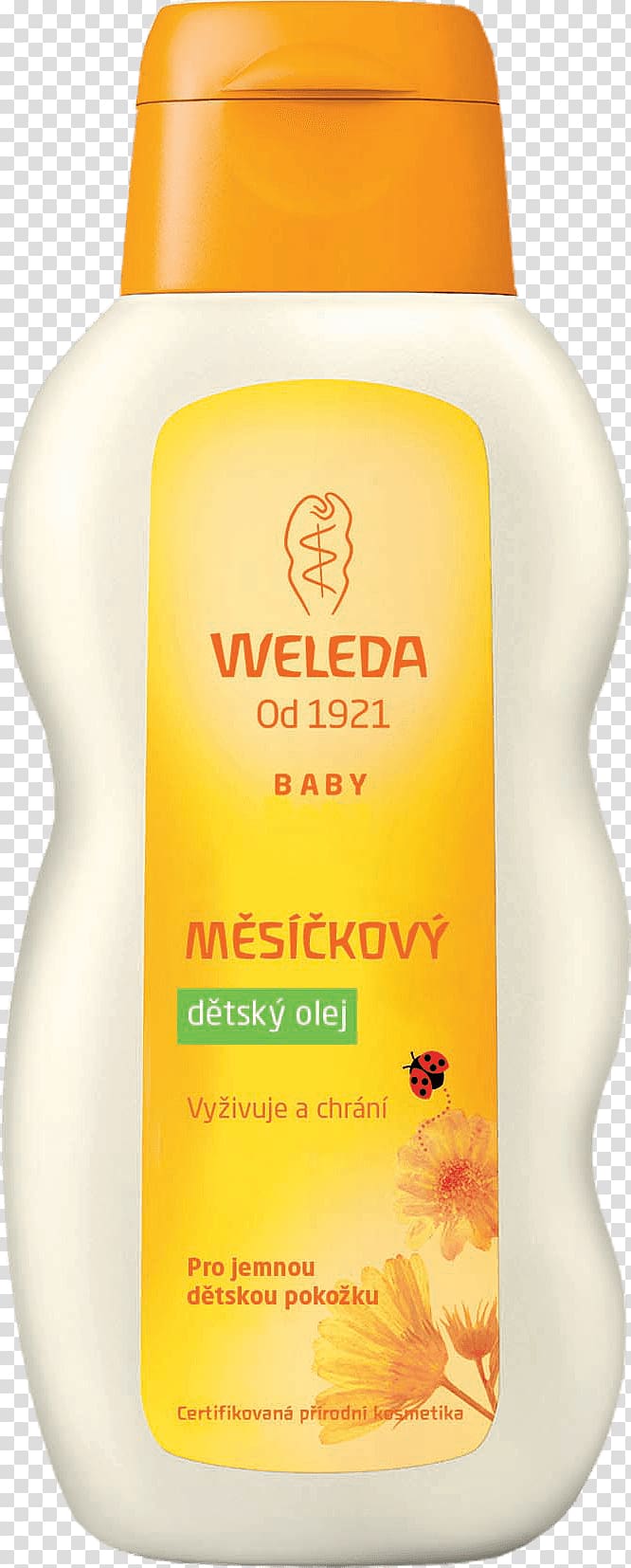 Oil Weleda Calendula Baby Face Cream Weleda Calendula Cream Bath Skin, oil transparent background PNG clipart