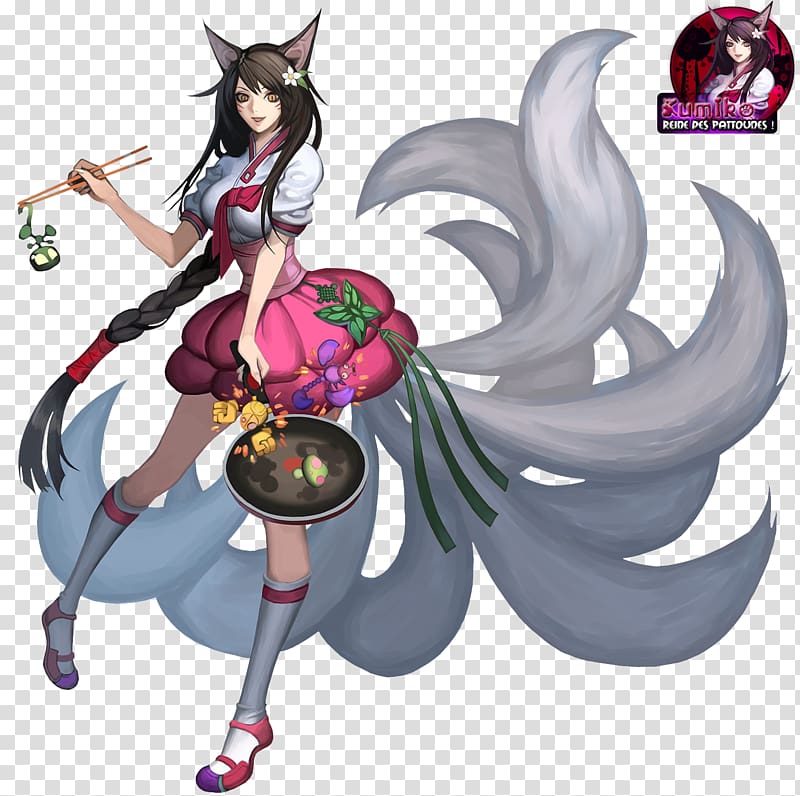 League of Legends Ahri Nine-tailed fox Video game, League of Legends transparent background PNG clipart