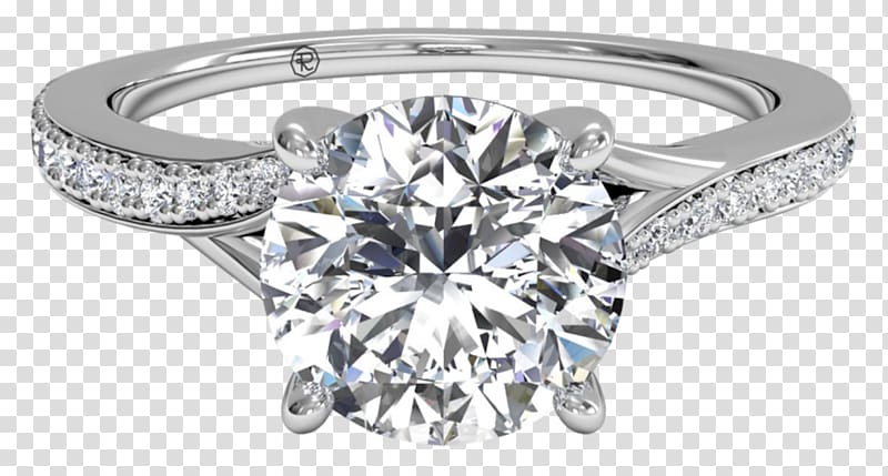 Engagement ring Jewellery Princess cut, ring transparent background PNG clipart