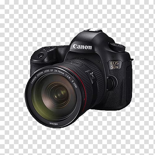 Canon EOS 5D Mark III Canon EOS 5DS Canon EOS 6D, Camera transparent background PNG clipart