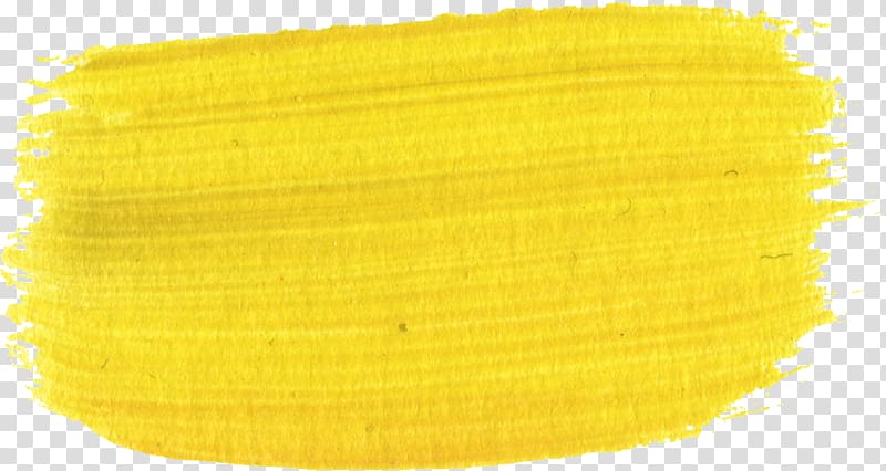 Yellow, Brush transparent background PNG clipart