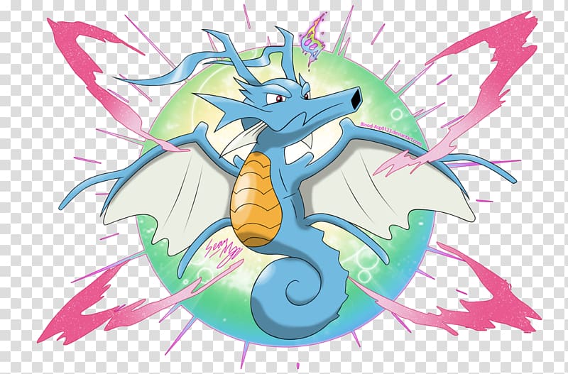 Pokémon Sun and Moon Kingdra Johto Art, pokemon transparent background PNG clipart