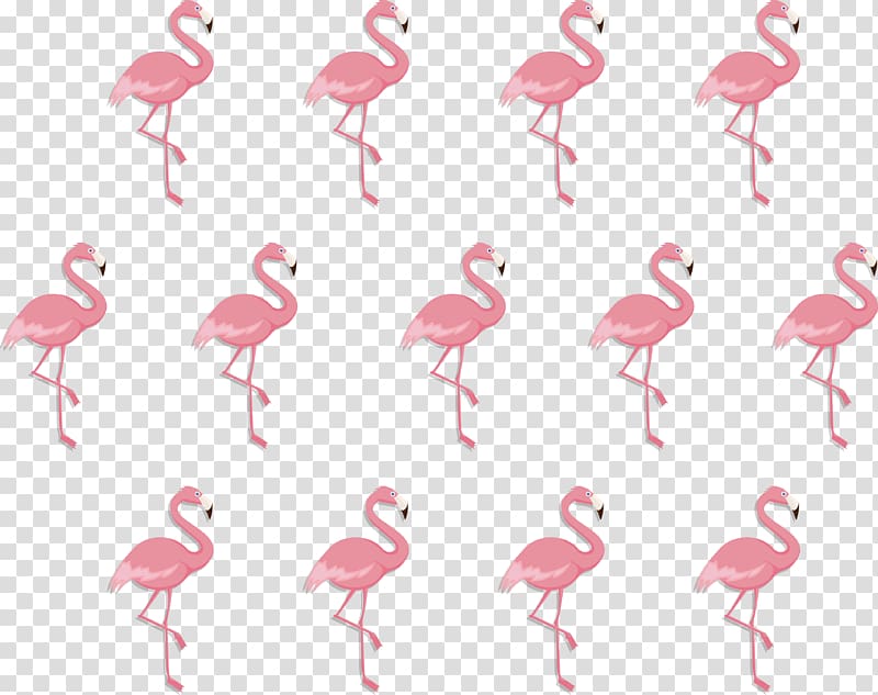 pink flamingo illustration, Case Pillow Beak Pattern, Flamingo standing on one leg seamless background transparent background PNG clipart