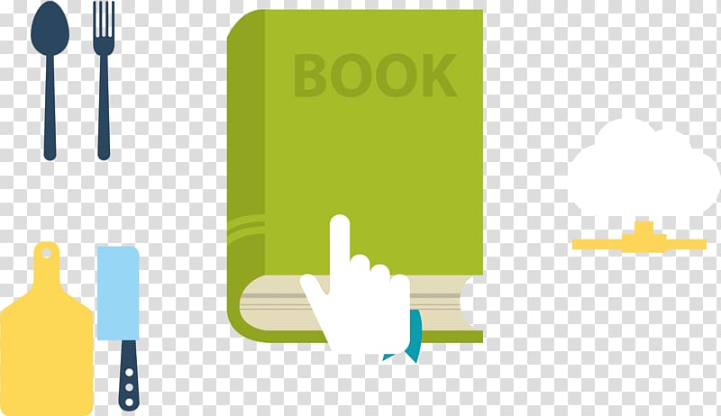 Cooking E-book Tutorial, Electronic books online cooking class transparent background PNG clipart